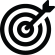 Icon of a bullseye