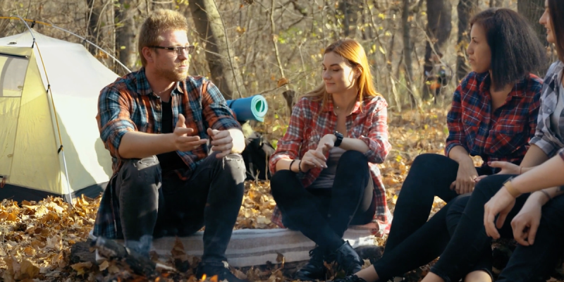story at campfire
