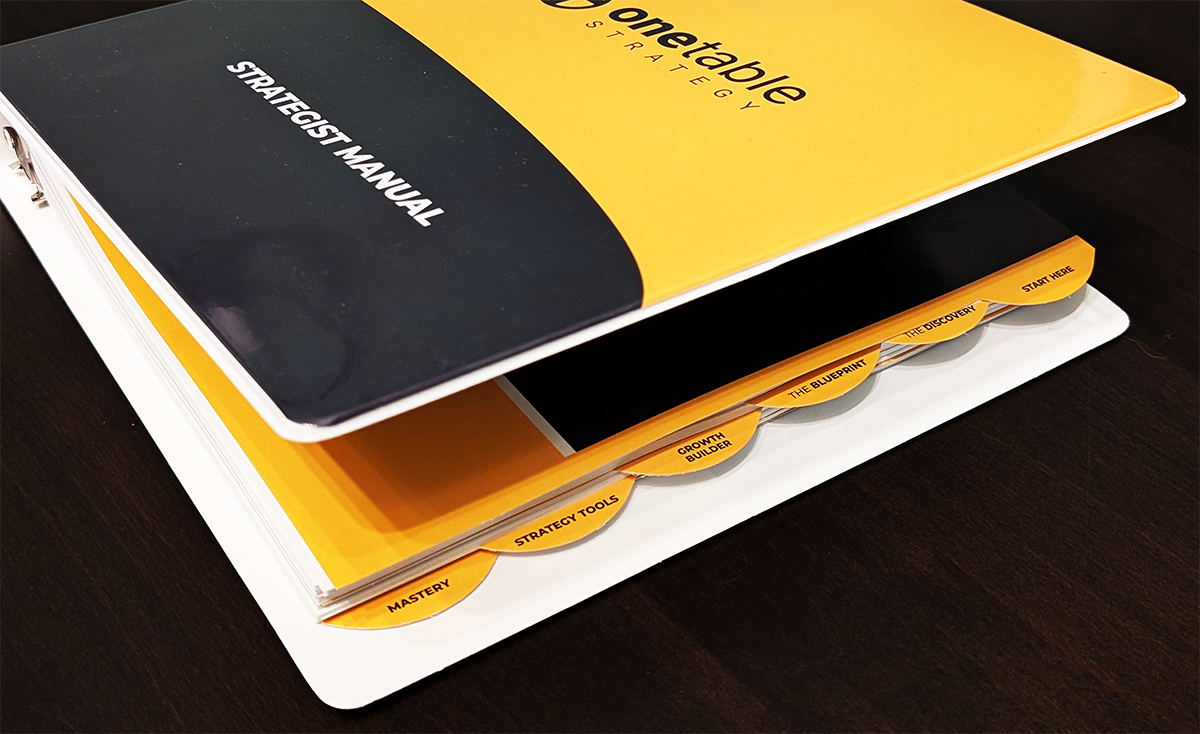 OneTable Strategy Framework Binder